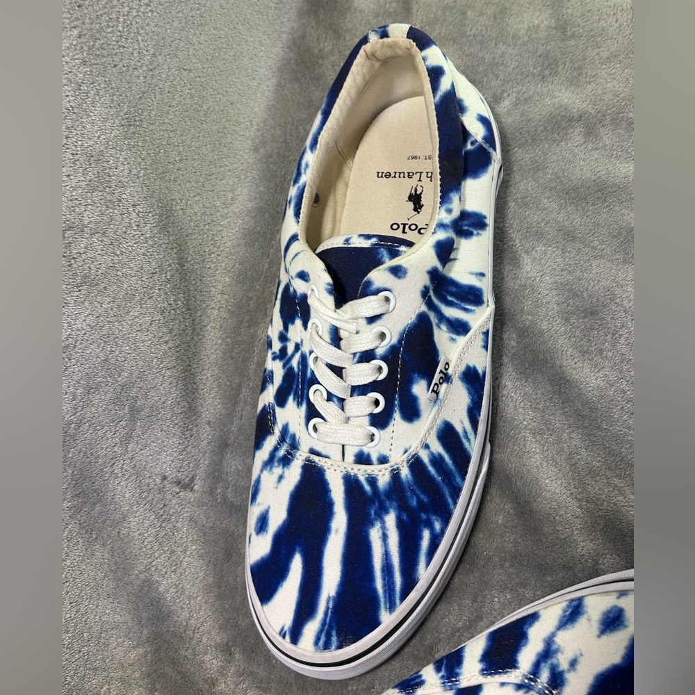 Polo Ralph Lauren Thorton Blue Tie Dye Sneaker - Picture 5 of 8